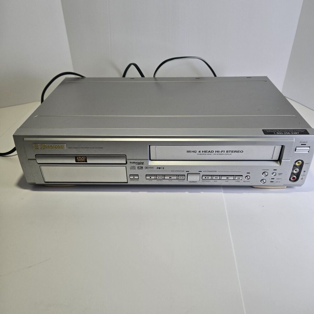 Emerson EWD2202 DVD VCR VHS Combo Player VCR Not Working Parts Repair No Remote